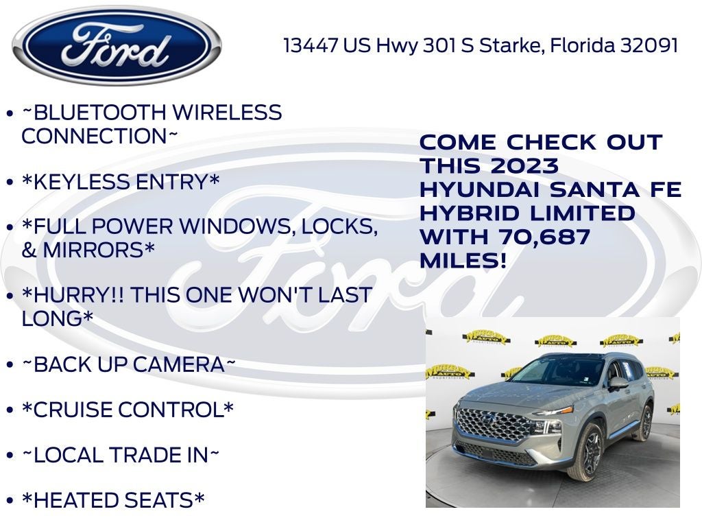2023 Hyundai Santa Fe Hybrid Limited