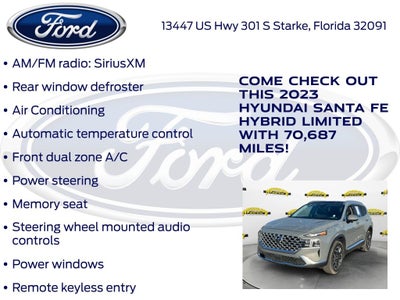 2023 Hyundai Santa Fe Hybrid Limited