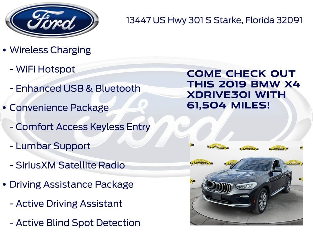 2019 BMW X4 xDrive30i