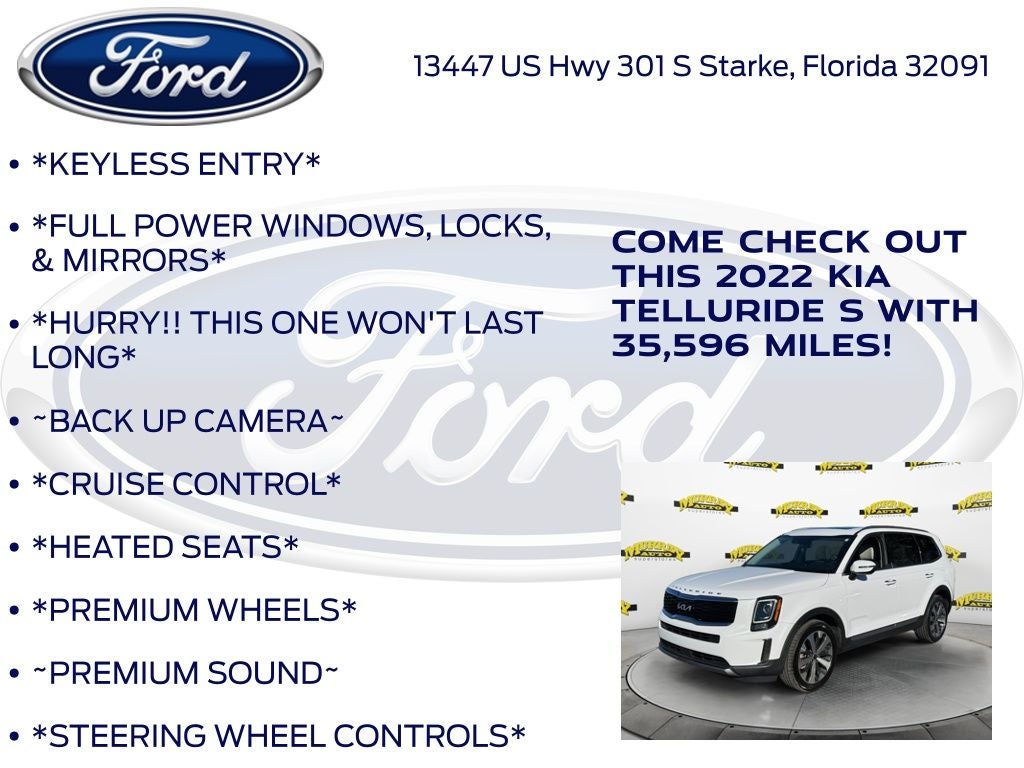2022 Kia Telluride S