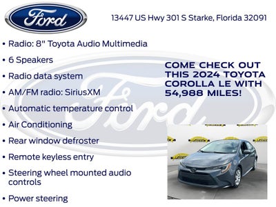 2024 Toyota Corolla LE