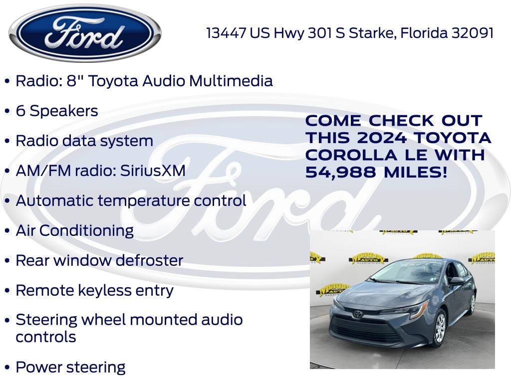 2024 Toyota Corolla LE