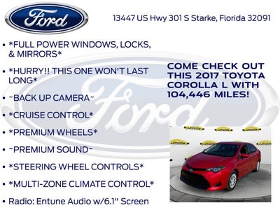 2017 Toyota Corolla L