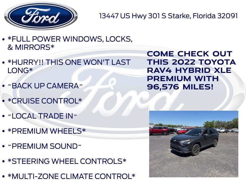 2022 Toyota RAV4 Hybrid XLE Premium