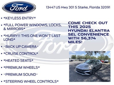 2025 Hyundai Elantra SEL Convenience