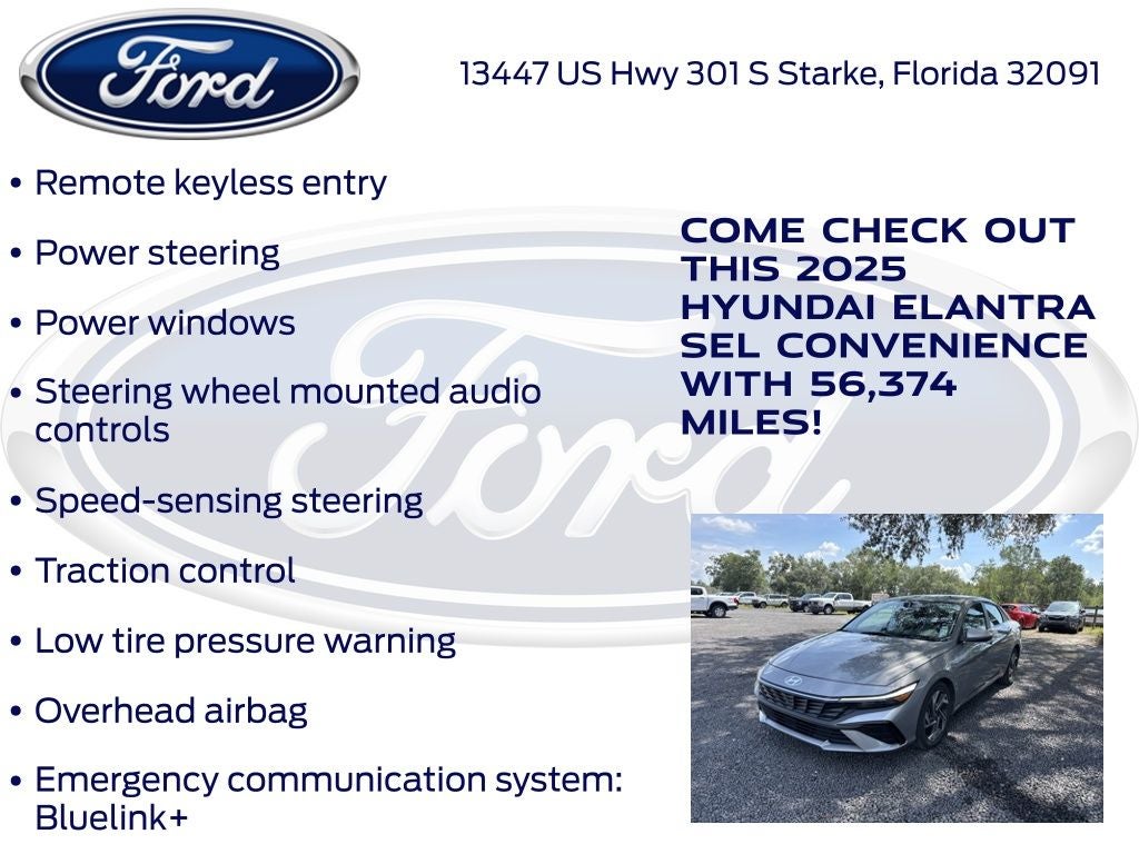 2025 Hyundai Elantra SEL Convenience