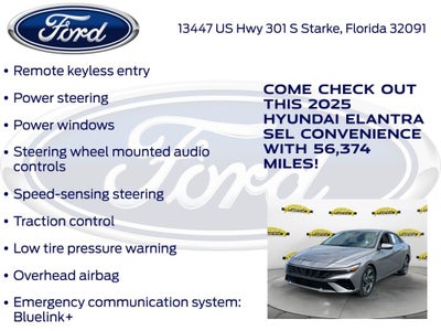 2025 Hyundai Elantra SEL Convenience