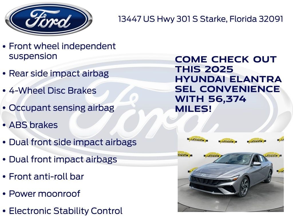 2025 Hyundai Elantra SEL Convenience