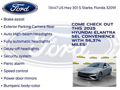 2025 Hyundai Elantra SEL Convenience