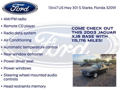 2003 Jaguar XJ8 Base