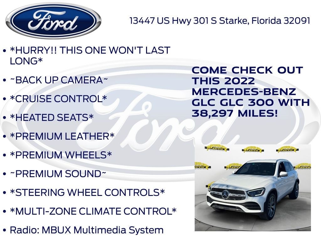 2022 Mercedes-Benz GLC GLC 300