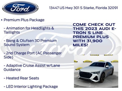 2023 Audi e-tron Sportback S line Premium Plus quattro