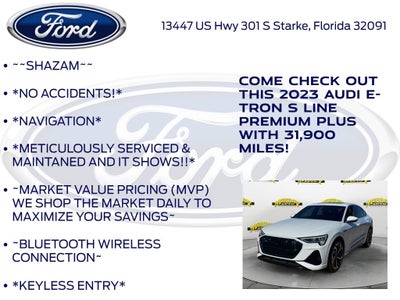 2023 Audi e-tron Sportback S line Premium Plus quattro