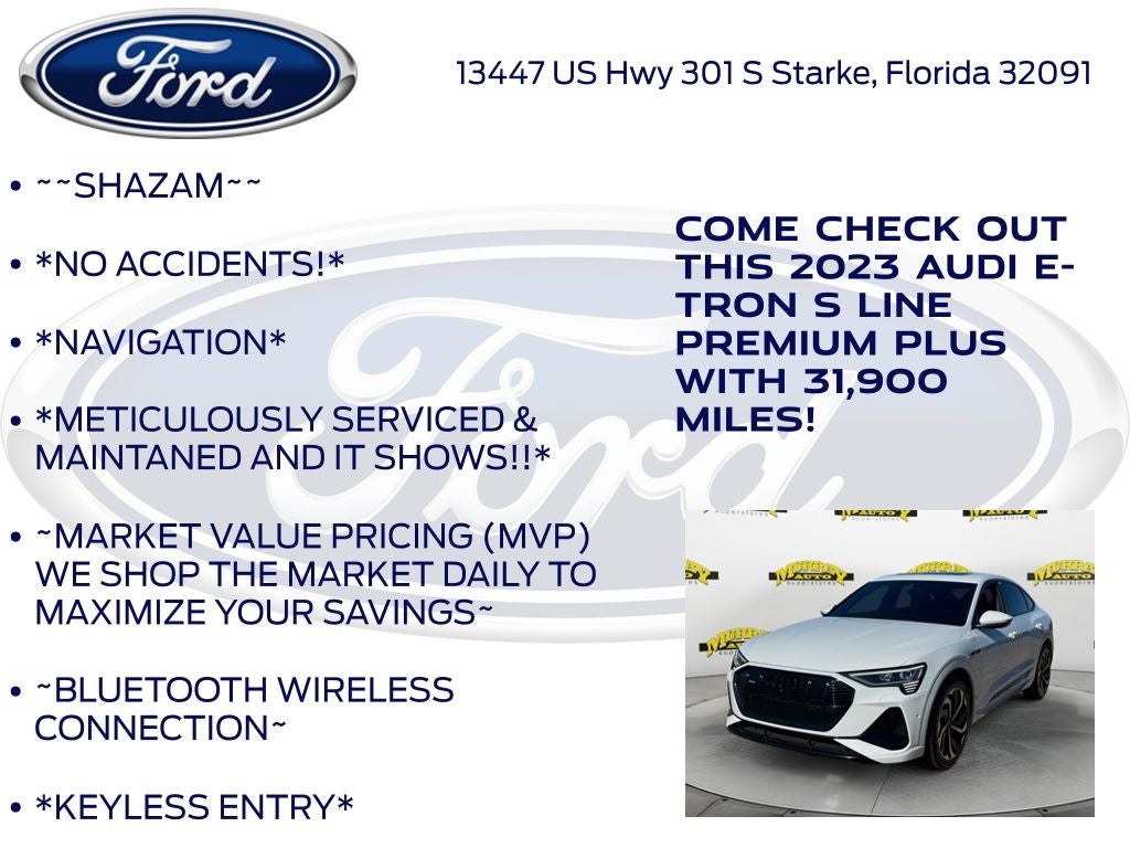 2023 Audi e-tron Sportback S line Premium Plus quattro