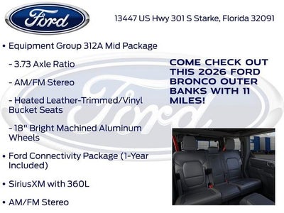 2026 Ford Bronco Outer Banks®