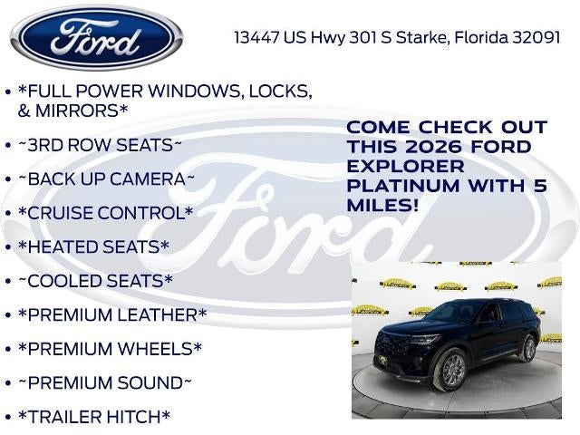 2026 Ford Explorer Platinum™