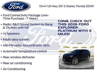 2026 Ford Explorer Platinum™