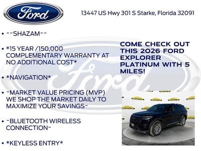 2026 Ford Explorer Platinum™