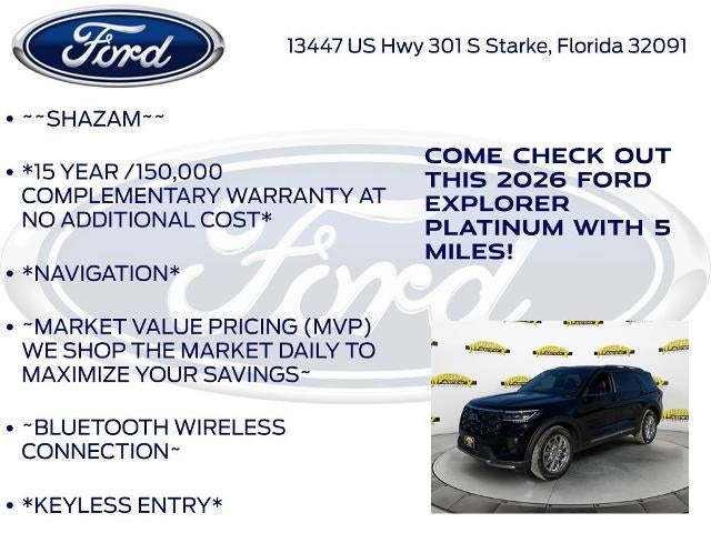 2026 Ford Explorer Platinum™