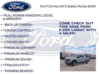 2026 Ford Super Duty F-250® Lariat®