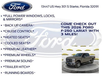 2026 Ford Super Duty F-250® Lariat®