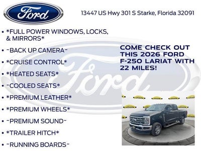 2026 Ford Super Duty F-250® Lariat®