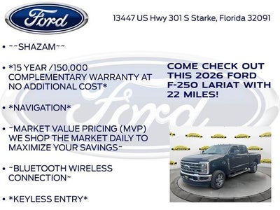 2026 Ford Super Duty F-250® Lariat®