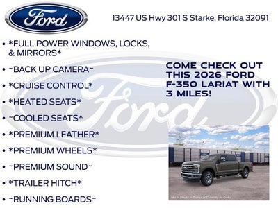 2026 Ford Super Duty F-350® Lariat®