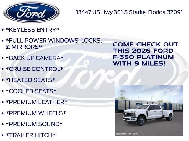 2026 Ford Super Duty F-350® Platinum®