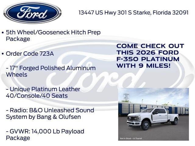 2026 Ford Super Duty F-350® Platinum®