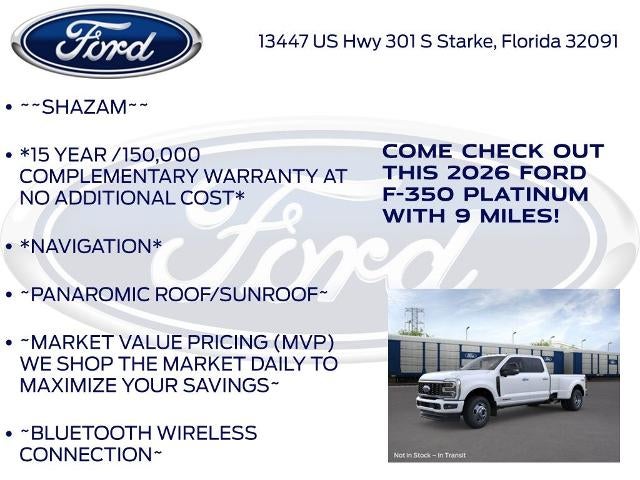 2026 Ford Super Duty F-350® Platinum®
