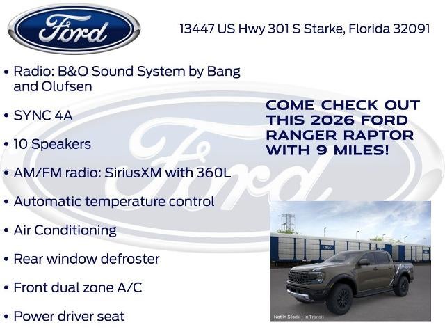 2026 Ford Ranger Raptor®