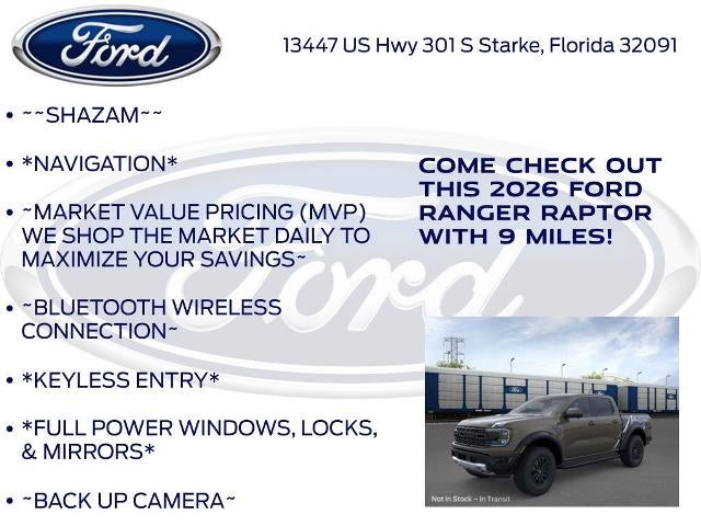 2026 Ford Ranger Raptor®