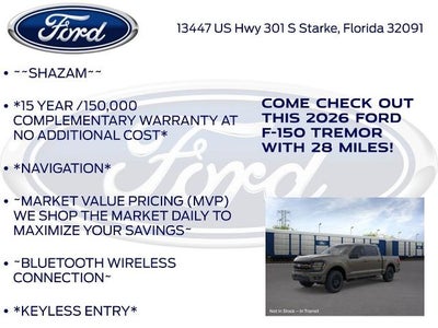 2026 Ford F-150 Tremor®