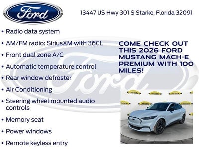 2026 Ford Mustang Mach-E Premium