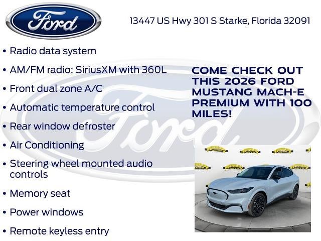 2026 Ford Mustang Mach-E Premium
