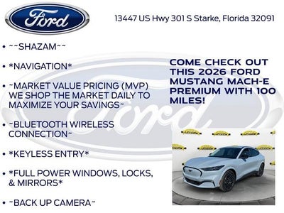 2026 Ford Mustang Mach-E Premium