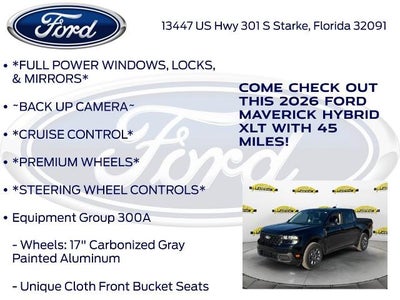 2026 Ford Maverick XLT