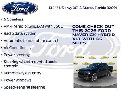2026 Ford Maverick XLT