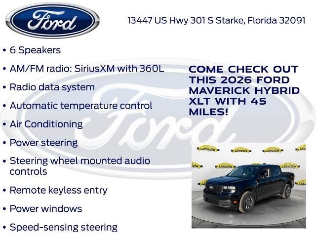 2026 Ford Maverick XLT