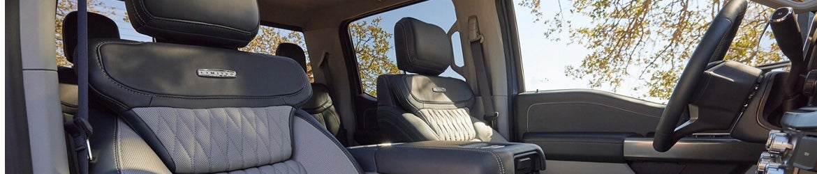 The driver's seat in the 2025 Ford F-250 in Starke, FL