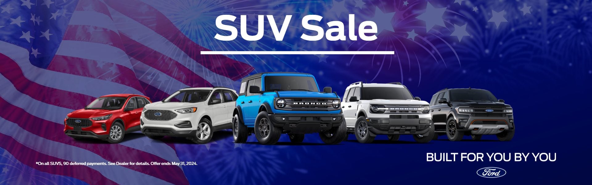 SUV Sale Homepage Banner