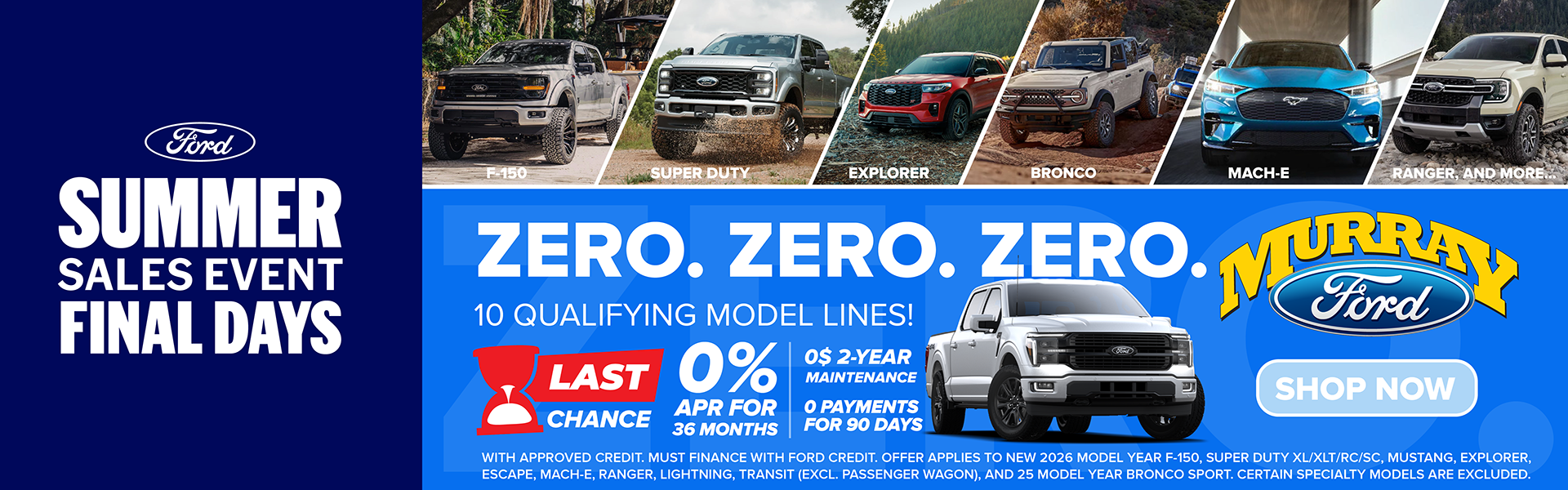 FORD SUMMER SALES EVENT